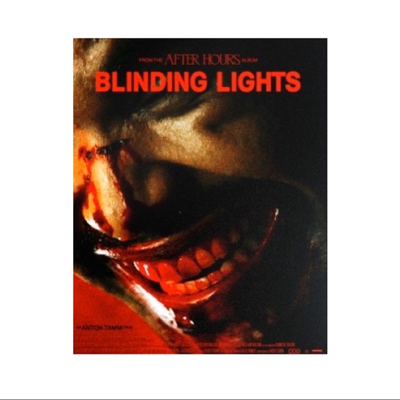 *HANDSIGNED* The Weekend Blinding Lights Poster